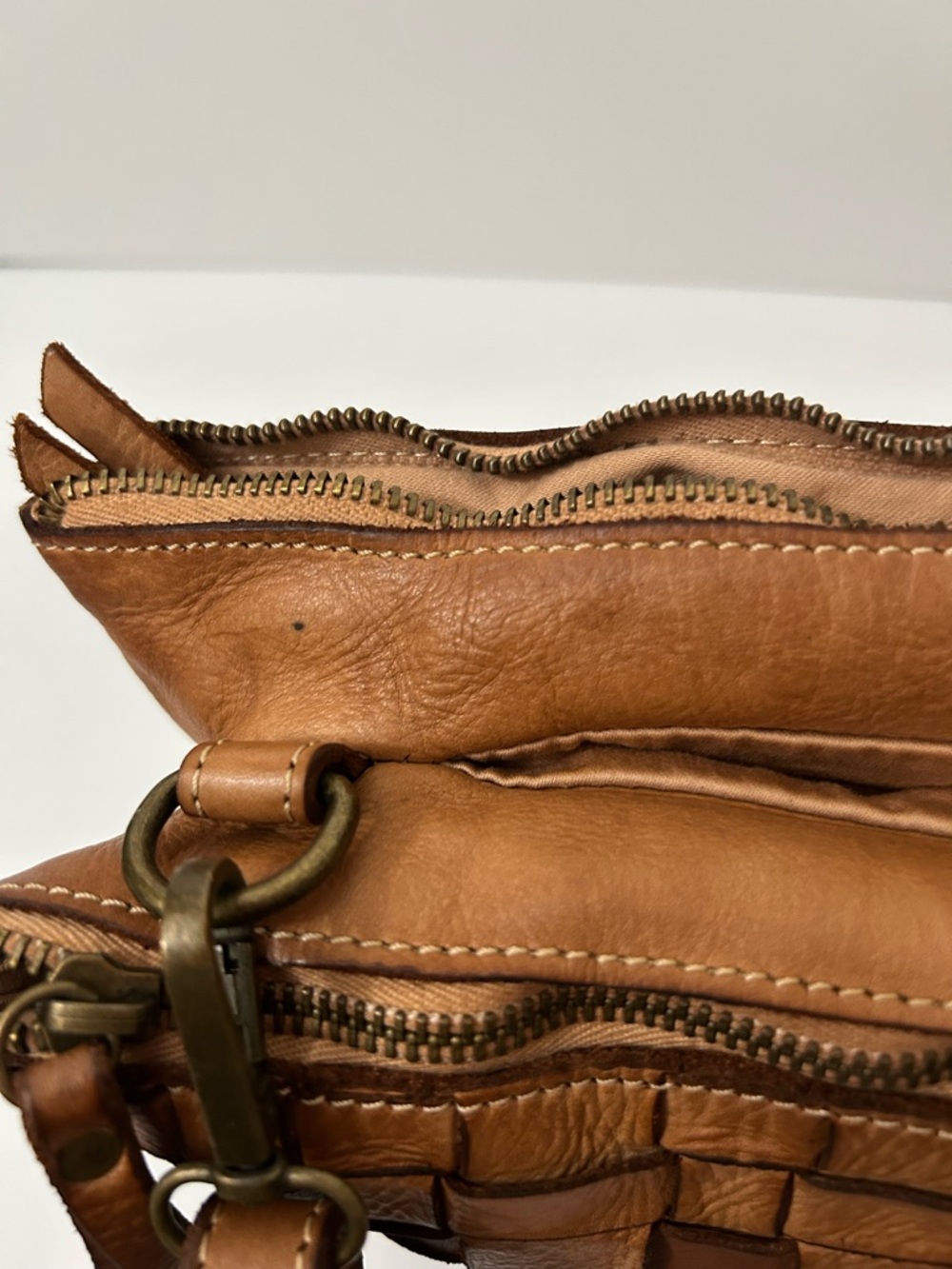 Constanza Rota - Woven Leather Crossbody Bag. Made in Italy - Picture 16 of 16